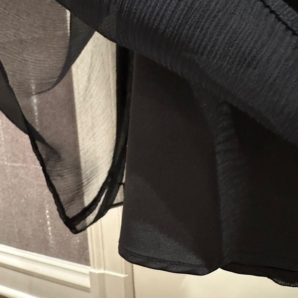 J. Crew silk chiffon Sophia dress (black) - Picture 5 of 8